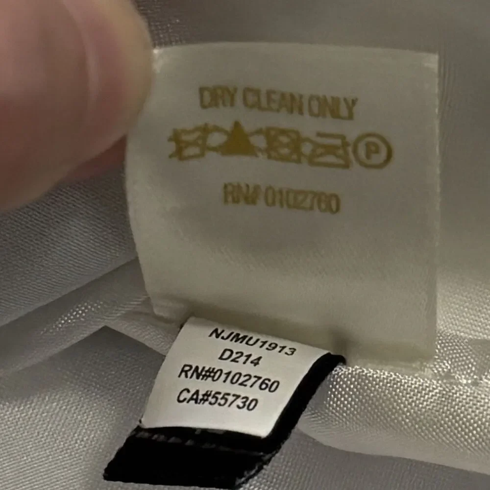 Kate Spade Abstract Print Cobalt White Cotton Silk Lined Dress Zip Size 10 - Picture 6 of 10